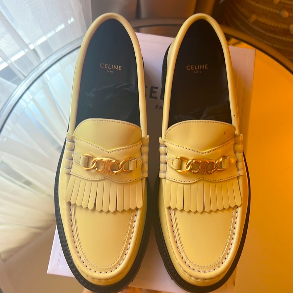 Celine Fall chunky Margaret polished bull shoes. - Picture 6 of 8